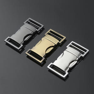 Hebillas Metálicas con Cierre Automático de 25 mm de Diámetro Interior en Color Plata, Negro y Cobre, Accesorios para Cinturones, Zapatos, Ropa y Bolsos - Product Image 1