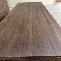 Planches de bois de Paulownia de style antique personnalisées, fortement carbonisées, noires, pour la décoration de villes anciennes et la finition intérieure