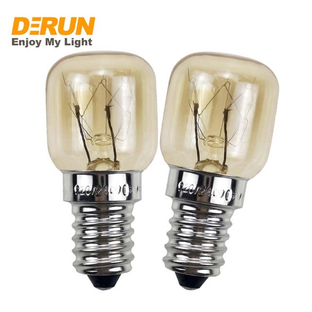 High Temperature 300 Degree T22 Oven Bulb 15W 25W 40W Aluminum Base E14 E12 E17 130V 230V Incandescent BULB ,  INC-E14 L
