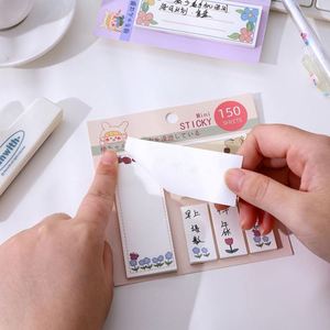 Juego de Notas Adhesivas Kawaii, Papelería Bonita al por Mayor, Bloc de Notas con Adhesivo Autoadhesivo para Material Escolar - Product Image 6