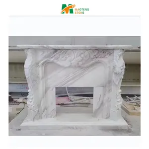 Fireplaces Galaxy Granite Black Gas Fireplaces Trong Nhà Maoteng Đá Cẩm Thạch Và Đá Granit, Đá Hiện Đại Freestanding Mt-Lò Sưởi