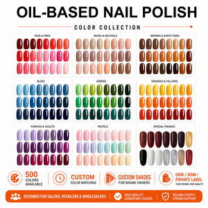 Esmalte de Uñas Profesional de Alta Calidad, Muestra Gratuita, Natural, Bajo Olor, Secado al Aire, Larga Duración, a Base de Aceite, Regular - Product Image 6