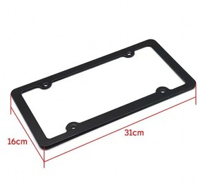 Especificación americana Marco de placa de matrícula de coche de aleación de aluminio Personalización de placa de matrícula popular - Product Image 3