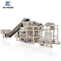 Machine à fabriquer des blocs de béton semi-automatique ZCJK QTJ4-20A