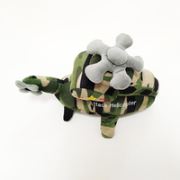 Peluche d'avion/hélicoptère personnalisable de haute qualité de 12 pouces, jouet en peluche d'avion, coussin doux en forme d'avion de guerre, cadeau pour enfants garçons et filles