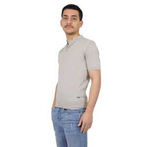Uke3907 maglione lavorato a maglia tortora con cappuccio per autunno/inverno taglie forti traspirante tessuto a macchina con motivo decorativo - Product Image 3