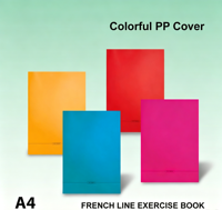 Cahier d'exercices scolaire personnalisable avec reliure à spirale, motif personnalisé et option de logo sur mesure