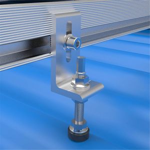 Vis de <span class=keywords><strong>fixation</strong></span> pour panneau solaire avec filetage <span class=keywords><strong>bois</strong></span> pour montage sur toit en tôle métallique SUS304 Crochets en L - Product Image 5