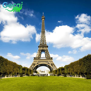 GECAI - Escultura en Miniatura para Parque, Modelo de la Torre Eiffel, Arcilla de Gesso PE, Impermeable - Product Image 4