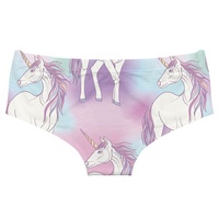 Sous-vêtements hipster super doux sexy pour femmes imprimé cheval blanc Kawaii mignon Push Up slips lingerie string pour filles vente en gros sur mesure