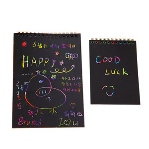 Trẻ Em Ma Thuật Cầu Vồng Màu <span class=keywords><strong>Scratch</strong></span> Nghệ Thuật Cuốn Sách Sáng Tạo Sơn Giấy Thẻ Giáo Dục Cuốn Sách - Product Image 4