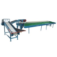 HUAGANG RVS Fruit- en Groente Sorteermachine met 9 sorteerstanden en een capaciteit van 7200 stuks/uur