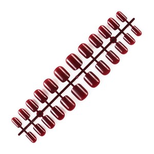 24 piezas reutilizables estilo de <span class=keywords><strong>moda</strong></span> puntas de <span class=keywords><strong>uñas</strong></span> acrílicas Color sólido decorado Sexy <span class=keywords><strong>uñas</strong></span> postizas belleza diaria herramientas de arte de <span class=keywords><strong>uñas</strong></span> - Product Image 5
