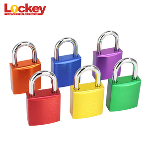 कस्टम एल्यूमीनियम पैड ताला, एल्यूमीनियम रंग ताला, लाल एल्यूमीनियम सुरक्षा ताला - Product Image 6