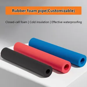 Tube en <span class=keywords><strong>mousse</strong></span> plastique polychrome, tube en caoutchouc <span class=keywords><strong>mousse</strong></span>, isolation pour climatiseur HVAC et <span class=keywords><strong>tuyau</strong></span> d'eau chaude, 2m, résistant au feu - Product Image 6