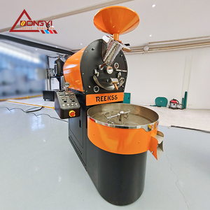 Máy rang cà phê thương mại bằng gang đúc tự động hoàn toàn Reekss X3kg X6kg X12kg, 5KG 10KG, dòng sản phẩm mới - Product Image 2