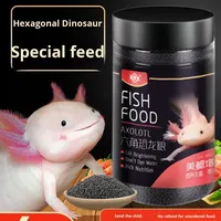 Nourriture pour poissons dinosaures, petits granulés pour axolotls, nourriture pour poissons de fond, matériau coulant, éclaircissant les écailles, riche en nutriments