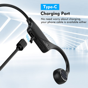 Auriculares Deportivos Inalámbricos de Conducción Ósea OEM ODM con Chipset de Conducción Ósea, Diseño de Oreja Abierta, Pantalla LED, Resistentes al Agua IPX5 e IPX-6 - Product Image 3