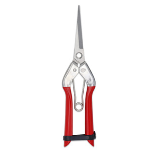 Sécateur de jardin en acier inoxydable, diamètre de coupe de 30 à 50 mm, poignée rouge, pour la cueillette des fruits et l'aménagement paysager - Product Image 4