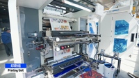 Machine d'impression flexographique à engrenages planétaires contrôlée par écran tactile PLC pour une utilisation facile et une mise en place rapide