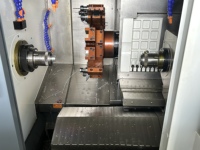 Torno CNC Automático de Alta Precisión de 3 Ejes LC-52DYW Lichi Machinery con Control Fanuc/GSK, Precisión de 0.005mm, Torreta de Cama Inclinada