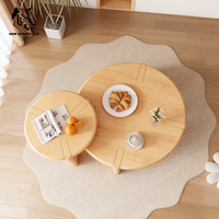 Table basse moderne en bois massif, fabriquée en usine, prix avantageux, personnalisable, livraison directe, couleur et taille personnalisables, écologique, pour la maison