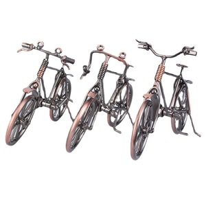 <span class=keywords><strong>Mini</strong></span> Vélo Rétro en Fer Forgé pour Modélisme, Décoration Vintage Nostalgique, Fabriqué en Chine pour Salon, Entrée, Bureau - Product Image 4