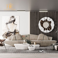 Meuble de console moderne en bois de luxe avec tiroirs Finition dorée Meubles de salon