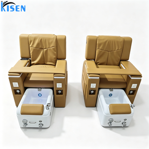 Sillones de Pedicura Profesionales con Sistema de Vaporización, Sillón de Pedicura de Lujo para Salón de Uñas, Sillón de Pedicura y Manicura con Masaje y Luz Eléctrica - Product Image 4