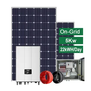Kit solaire 1000w 4kw générateur solaire 5000 Watt panneau solaire pour le stockage solaire