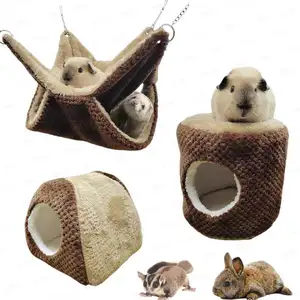 Criceto nido coniglio olandese miele Kanga scoiattolo caldo cotone amaca piccoli animali domestici forniture