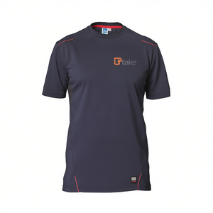 Camiseta Deportiva de Manga Corta para Hombre TTAKE, Azul, Talla S, Secado Rápido, Ropa de Alto Rendimiento - Product Image 2