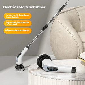 <span class=keywords><strong>7</strong></span>-in-1 snoerloze vloerreiniger 3000mAh badkamerreiniging badkuip tegelvloeren lange steel draagbare elektrische spinscrubber - Product Image 3