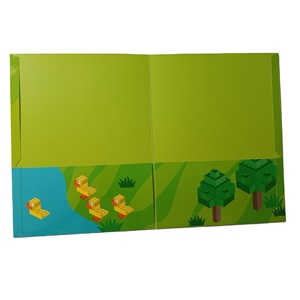 23.7x30.5cm Wholesale <strong>Custom</strong> Light Weight <strong>Paper</strong> <strong>File</strong> <strong>Folder</strong> Colorful <strong>Printing</strong> Presentation <strong>Folder</strong> Block Duck - Product Image 3