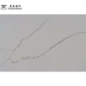 Calacatta Trắng kl6646 tĩnh mạch thạch anh nhân tạo tấm 15mm 18mm 20mm và 30mm Độ dày bàn bếp thiết kế đá - Product Image 5