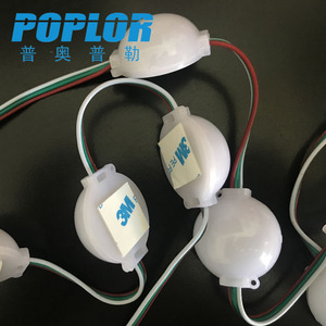 โมดูลไฟ LED ทรงกลม Poplor 5050 RGB สีสันครบถ้วน DC12V กันน้ำ สำหรับไฟป้าย - Product Image 3