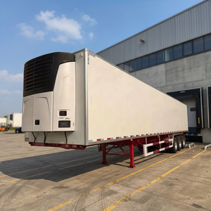 Custom Logo Manual <b>Diesel</b> 3 Axles 48ft/53ft Refrigerated Reefer Semi Trailer Steel <b>Container</b> Food Meat Transport - Product Image 2