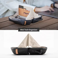 Pochette de voyage mini étanche en polyester avec logo personnalisé pour câbles USB et accessoires technologiques – Vente en gros