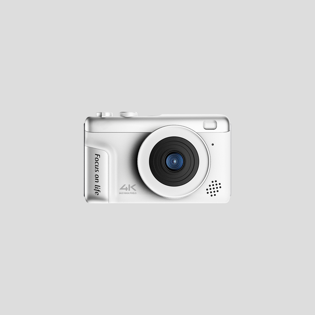 BENJIE Retro 64MP Autofocus Vlog Digital Camera with 4K Ultra HD Video Rear Selfie Lens 16x Digital Zoom Waterproof