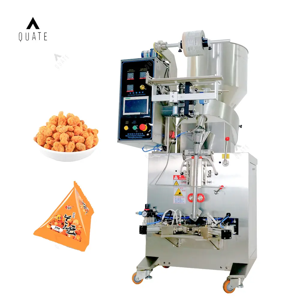 Automatische Beutel-Verpackungsmaschine für Kekse Snacks 3-seitige Dichtung der Beutel Packungsbeutel-Abfüllmaschine