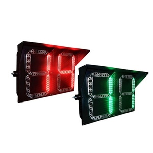 400mm square LED Countdown <b>Timer</b> 2 Digits 3 Colors R+G+Y Traffic <b>Light</b> - Product Image 3
