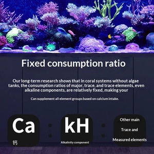Kit di Cura per Coralli in 4 Parti China Red Sea, Supplemento di Calcio, Magnesio, Fosforo, Potassio, Ferro e Oligoelementi per Acquari - Product Image 3