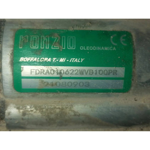 Motor Hidráulico de Engranajes Ronzio FDRAO10622WVB100PR, Eje de 30 mm, Flujo Mínimo de 100 L/min, Fabricado en Italia - Product Image 1