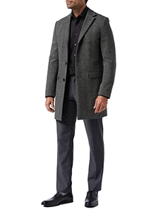 100% 면 도매 최신 디자인 사용자 정의 남성 정장 긴 소매 공식 사무실 솔리드 원피스 셔츠 남자의 셔츠 - Product Image 2