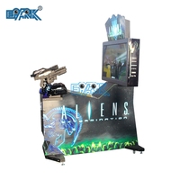 Jeux à pièces 42 Lcd Aliens Extermination Arcade Shooting Game Machine pour enfants et adultes