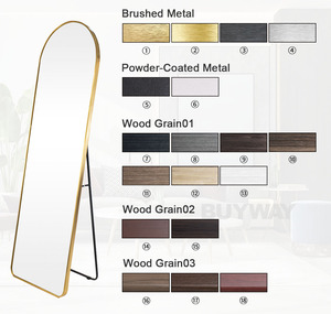 Bán Buôn Trang Trí Nội Thất Không Thể Phá Vỡ Đầy Đủ Chiều Dài Cơ Thể Mặc Quần Áo Gương Sàn Lớn Lớn Tường Cao Đứng Gương Cho Phòng Khách - Product Image 6