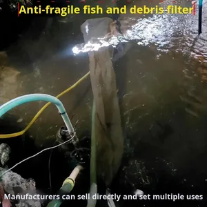 Épuisette de pêche robuste et durable en monofilament sans nœuds, extra épaisse, anti-débris et anti-colmatage, pour bassin à poissons - Product Image 4