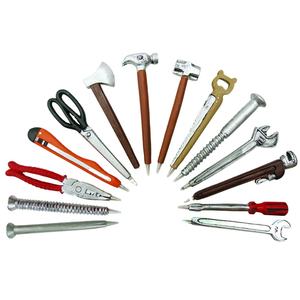 कस्टम रचनात्मक डिजाइन कैंची कील पाना कुल्हाड़ी चाकू हथौड़ा पेचकश उपकरण आकार ballpoint कलम - Product Image 1