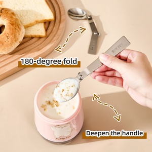 Contenant portable réutilisable pour céréales, salades et yaourts, idéal pour les voyages, avec couvercle et cuillère, compatible OEM - Product Image 5