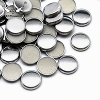 CY 7 Rivets en aluminium à fixation à chaud, strass, clous métalliques, rivets en vrac argentés pour vêtements, sacs, chaussures, chapeaux